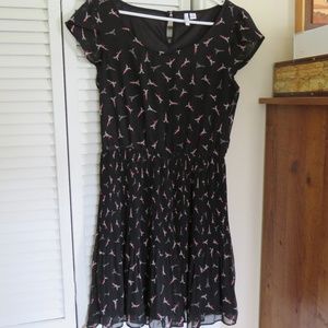 Elle Black Dress Eiffel Tower